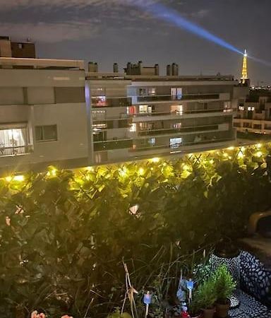 Nice Loft With Romantic View Over The Eiffel Tower Paris Dış mekan fotoğraf